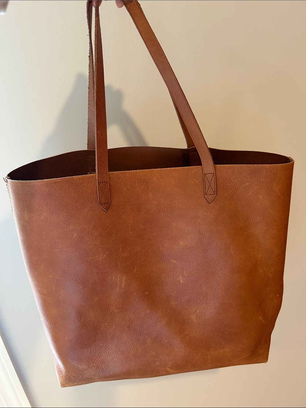 Madewell Transport Tote in English Saddle